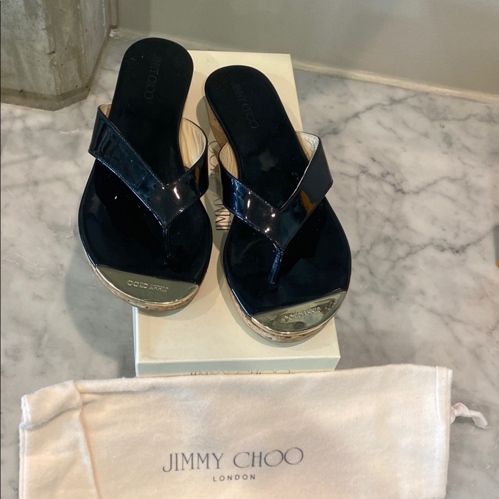 Jimmy Choo Black Women's Sandals